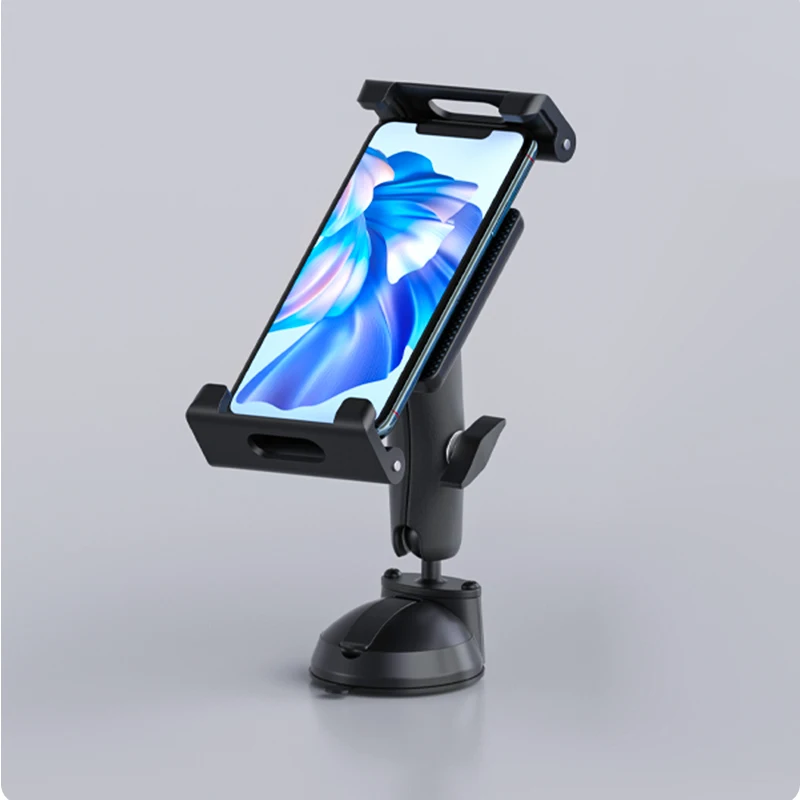 New 2024 products adjustable carbon fiber truck heavy duty suction cup mount car dashboard tablet holder