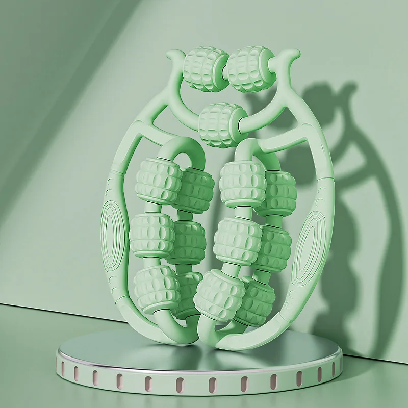 Double row circular leg massager slimming roller muscle relaxation equipment