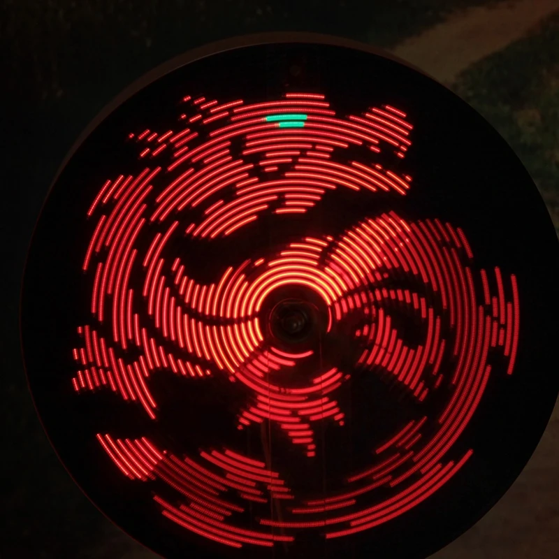 
DIY Красочные 64 LED RGB Программируемый велосипед светодиодный колеса мигающего светового сигнала перезаряжаемые велосипедных спиц лампа 