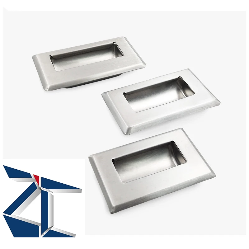 
 UWUAN94/109.5/138-N/B 304 stainless steel concealed handle hidden embedded Offset Embedded Handles  
