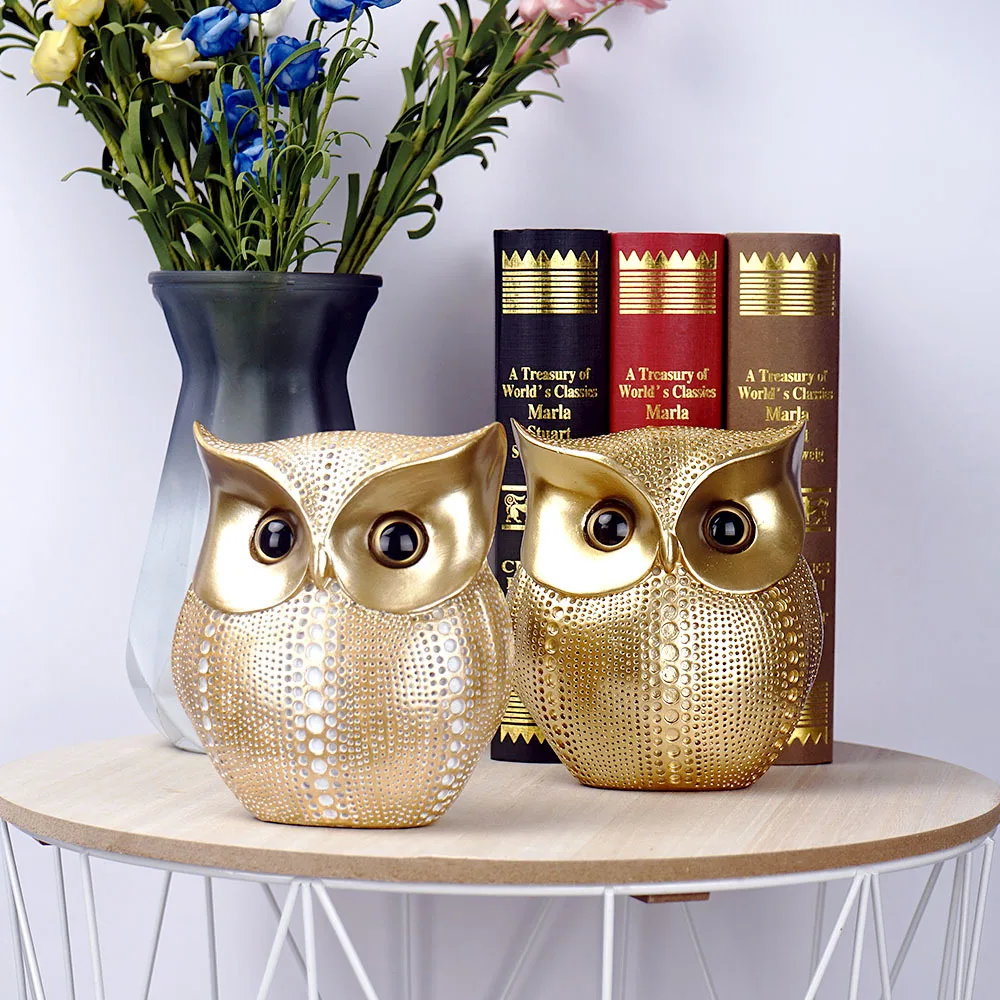 New Arrival Resin Modern Owl Figurine