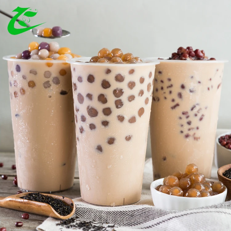 
700ml injection molding 24oz custom printing disposable transparent bubble tea PP cup with lids 