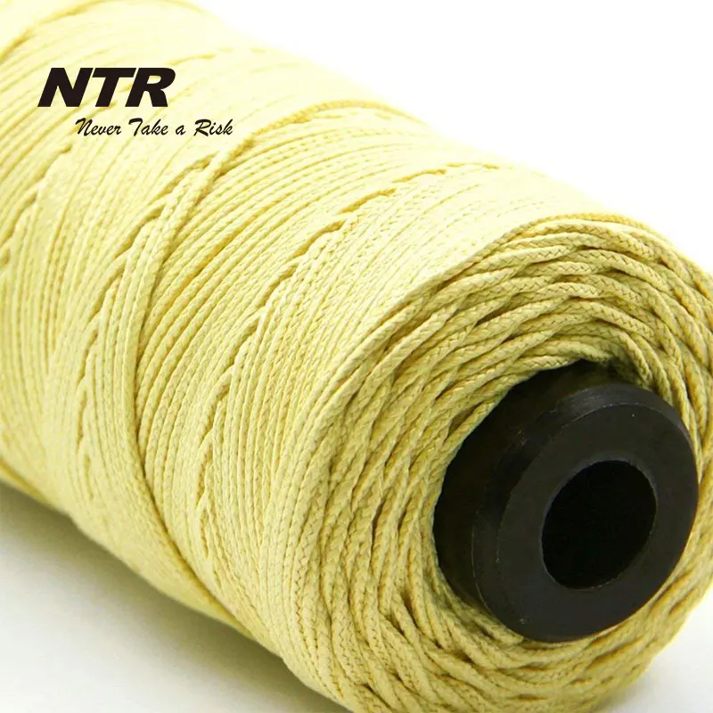 
Braided aramid rope braided string utility cord mason line for kite bridle fishing camping packing 