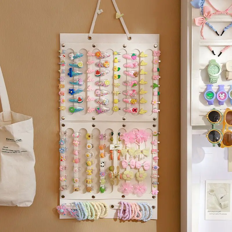 Soft Felt Bow Holder for Girl Hair Bows Headband Hair Ties Clip Storage Display