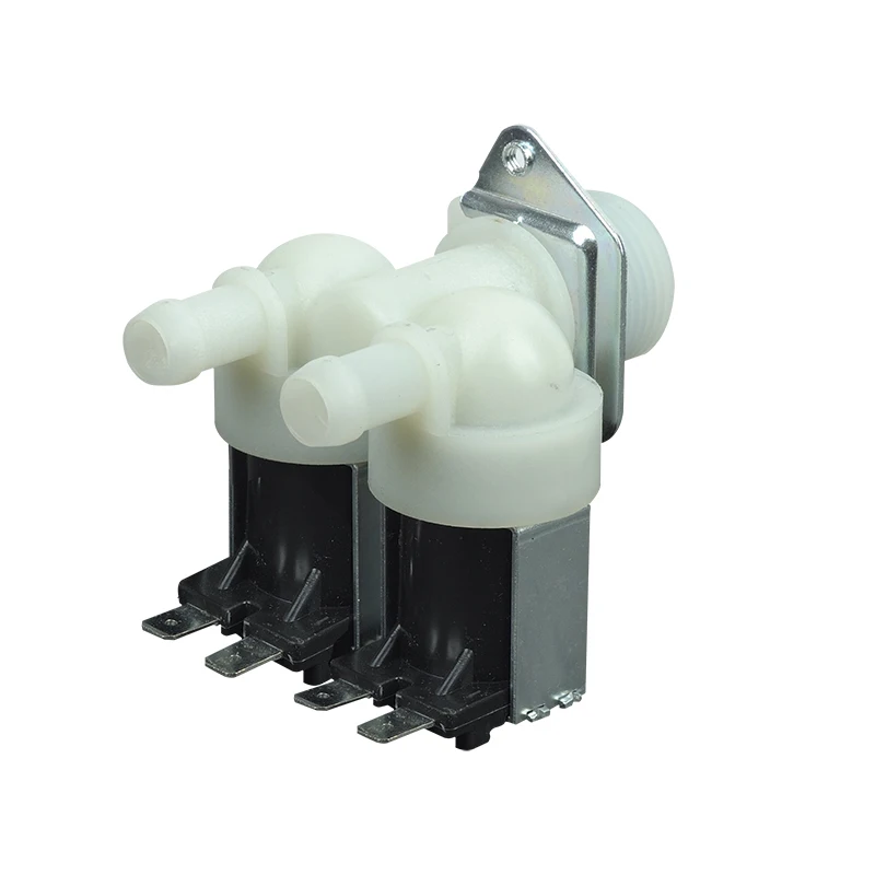 Double Way Hot and Cold Water Solenoid Valve Water Single  Inlet Valve for Dish Washer D/W Water purifier Spare parts