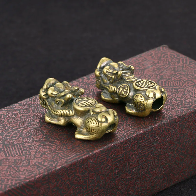 Solid copper casting brave 3D accessories bracelet pendant Jucai safe crafts diy jewelry wholesale