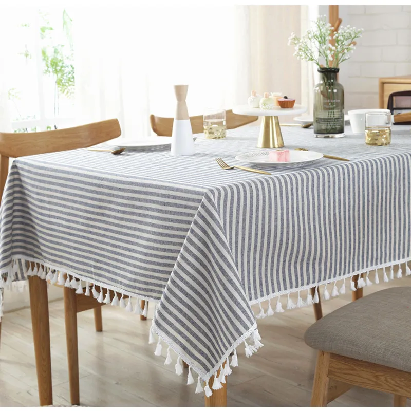 Rectangle Printed Tablecloth Vintage Flower Decorative Printed Pattern Washable Table Cloth Dinner Kitchen Home Decor