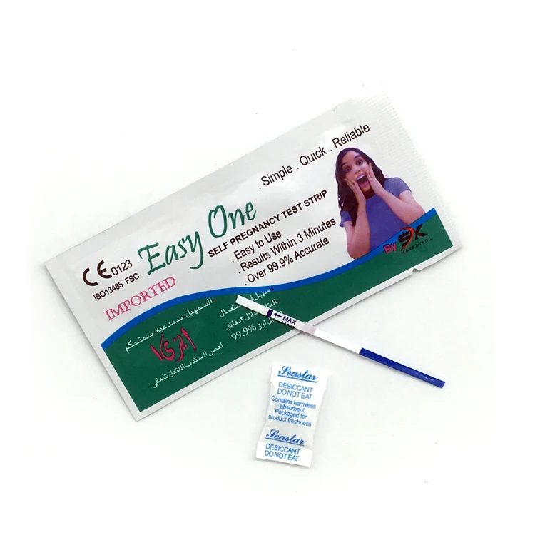 Oem easy test at home pregnancy early result strip manufacturers one-step urine cassette strip