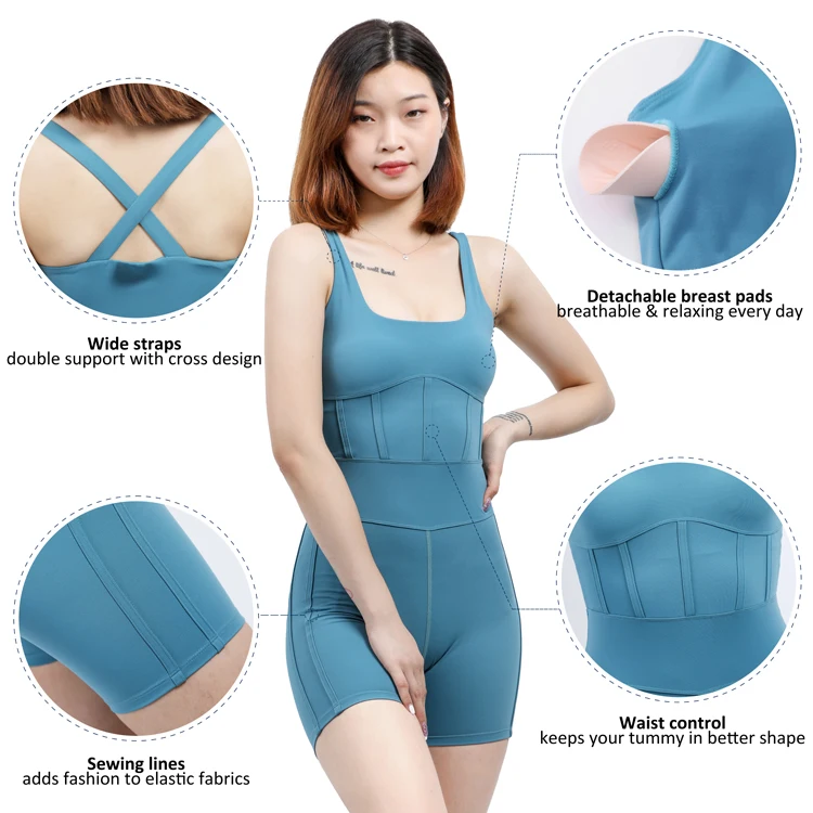 Оптовая продажа, изготовленный на заказ цельный утягивающий женский комбинезон, мягкое утягивающее белье, Утягивающее боди для йоги, тренажерного зала, тренировок, короткий комбинезон, боди