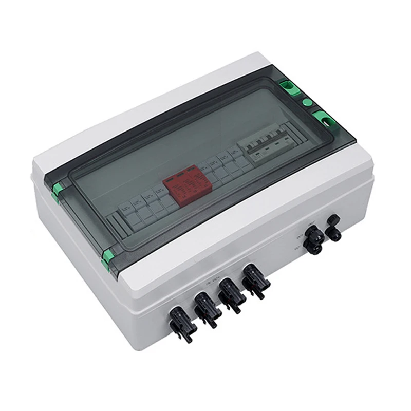 DC1000V 4in 1out PV Array Photovoltatic Solar Distribution Box Solar Combiner Box 4 String
