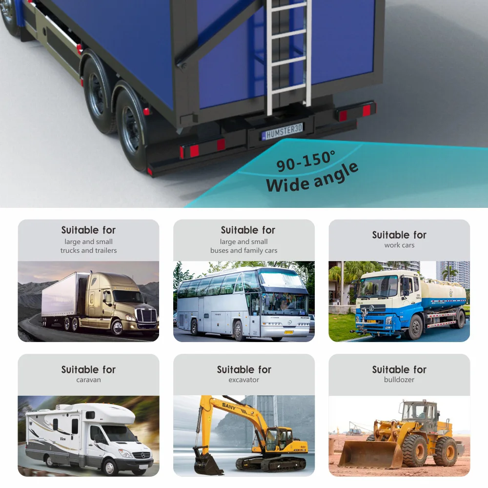 Вилочный погрузчик для грузовика автобуса автомобильная реверсивная помощь 12 В 24 HD Автомобильная камера заднего вида с камерой система монитором