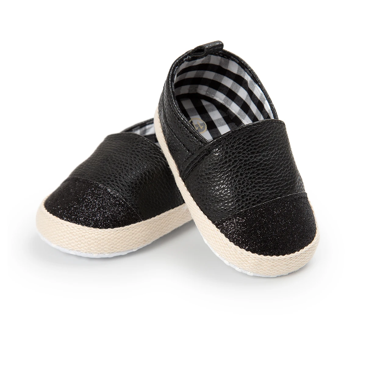 Stock Clearance High Quality Outdoor Baby Shoes Canvas All Season Shoes Flannel Breathable Organic Rubber Soft Sole Baby Sneaker