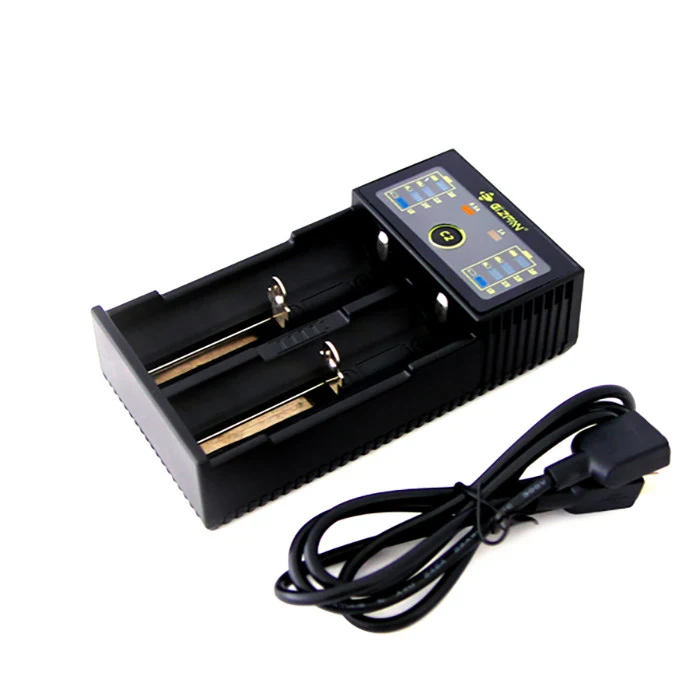 Eizfan C2 USB 2 slots LED Intelligent 0.5A 1.0A quick charging battery charger for 3.6V 3.8V rechargeable