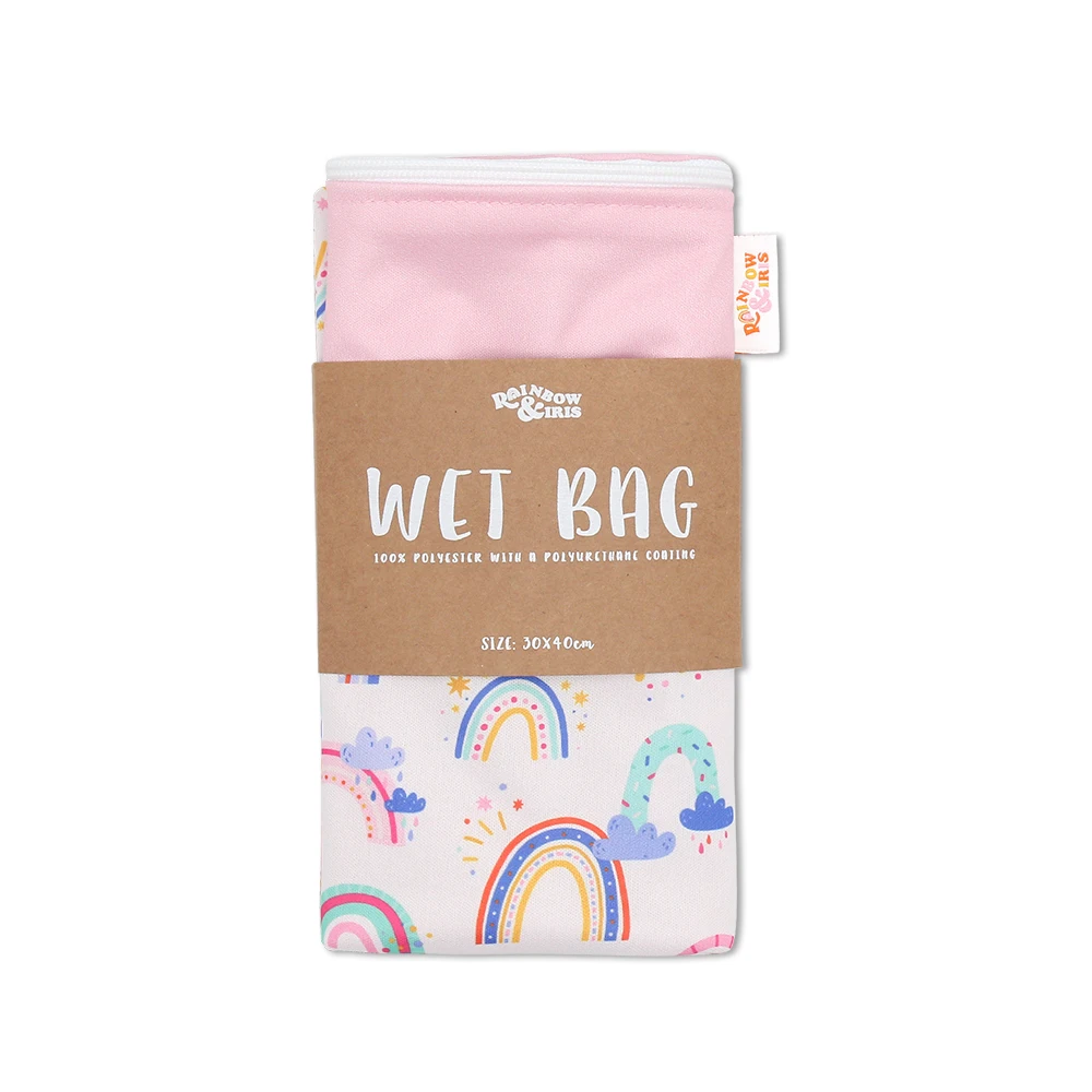 2022 New Waterproof Baby Nappy Bag Travel Storage Diaper Bag Reusable Wet Bag