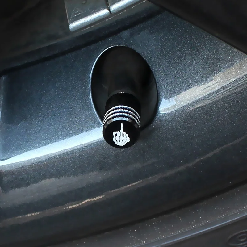 4Pcs/Lot Goast Tire Stem Valve Caps Aluminum Car Dustproof Caps Tire Wheel Stem Air Valve Caps For Cars Bike Motorcycle