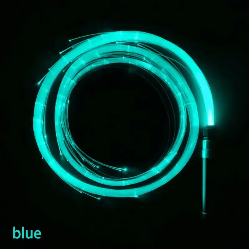 Super Bright LED Fiber Optic Whip Fiber Optic Dance Whips For Light Shows