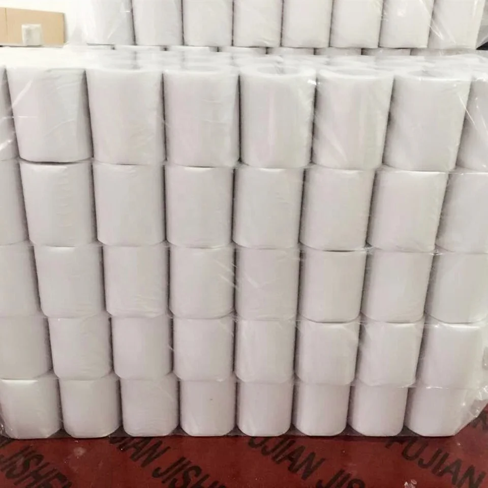 Toilet paper tissue paper bamboo toilet paper toilet roll 48 rolls in clear polybag