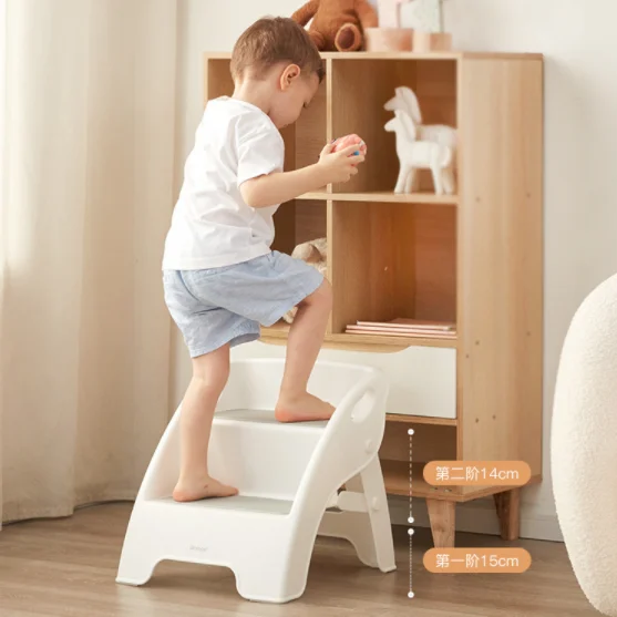 promotional top quality portable baby ladder with handrails kitchen helper step stool for kids stepping stool