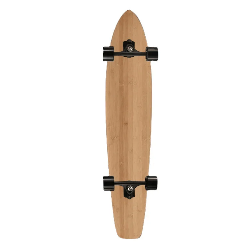 FISH Downhill Longboard Skateboard Through Deck 8 Ply Canadian Maple Complete Cruiser Free-Style Deck