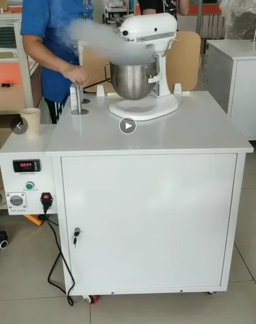 Ice Cream Parlor Equipment Dragon Breath Nitrogen Ice Cream Maker