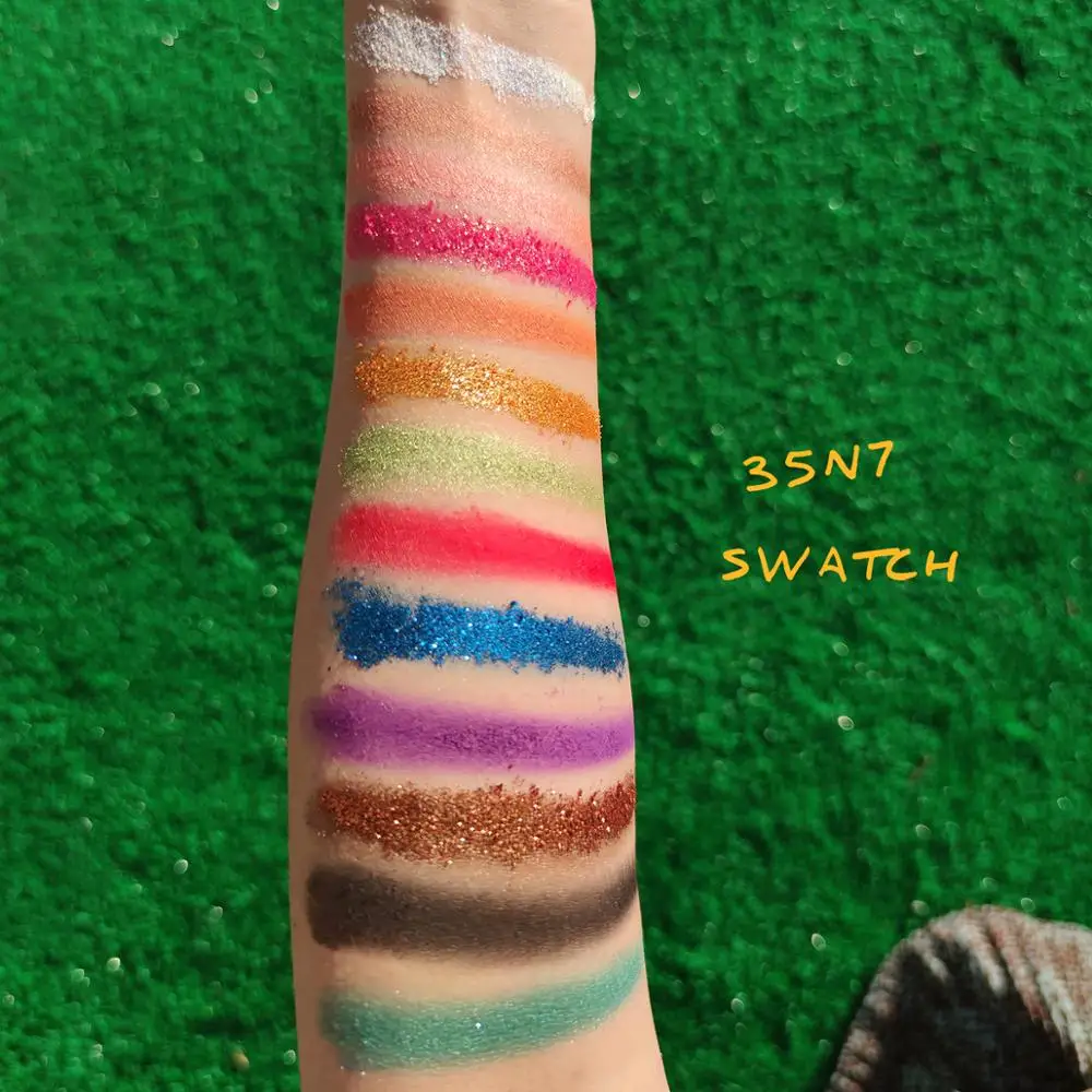 
Custom your own makeup eyeshadow palette low moq 9 colors matte eyeshadow palette private label 