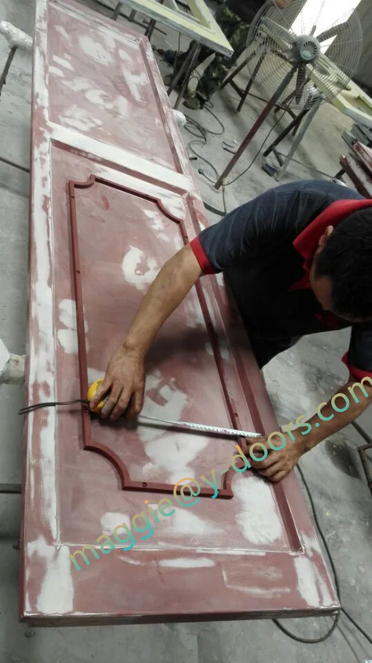 US Standard Wrought Iron Garage Door Panels for Exterior Car Entry control by electric motor
