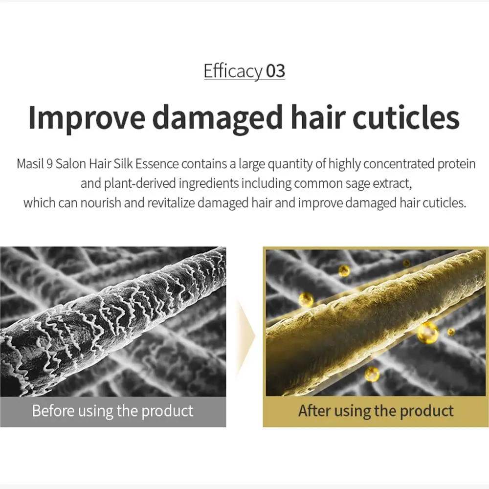 Korean Personal Care Straight Moisture Hair Styling Protein Essence and Beauty products Masil 9 Protein Perfume Silk Balm