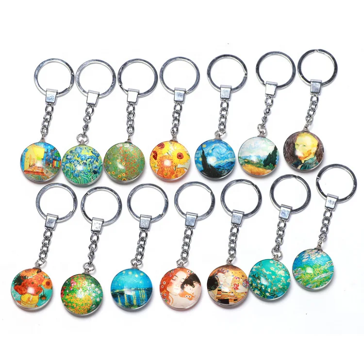 Брелок со светодиодной подсветкой в виде картины Ван Гога от Luyun