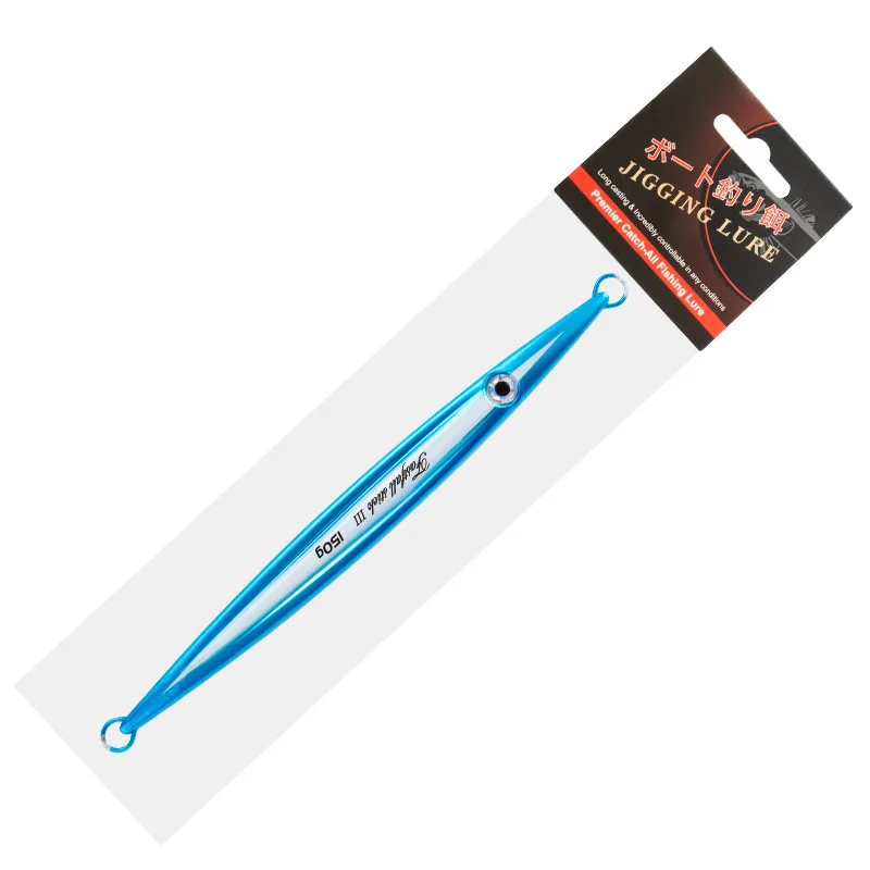 New Design Jigging Fishing Lures 150g 200g 250g 300g 400g Fast Fall Stick Metal Jig Lure