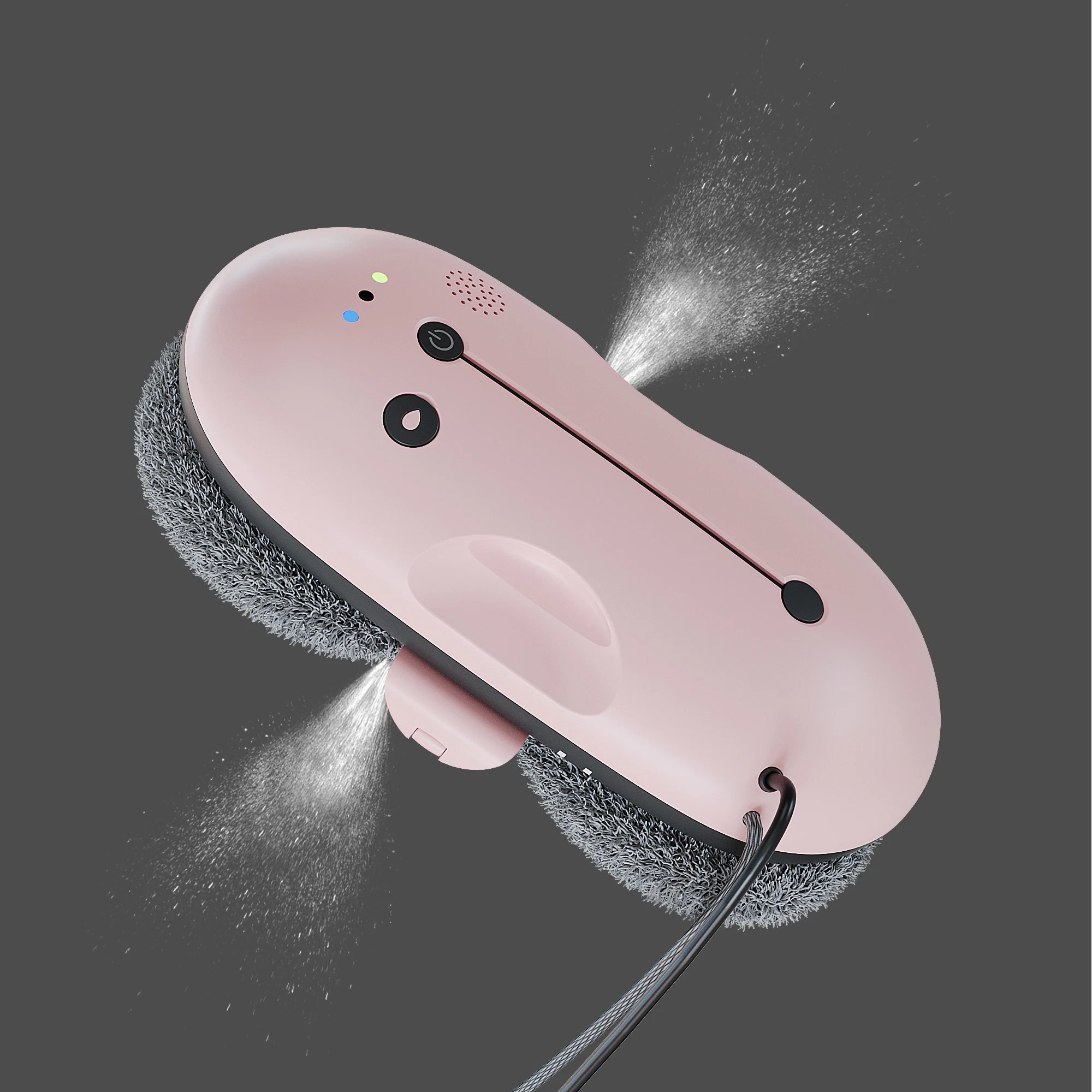 Huidi OEM Speedy Swimax Window Cleaner Robot with Automatic Dual Water Spray for window and glass cleaning