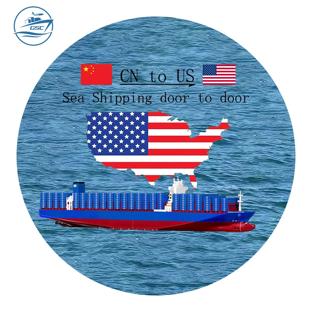 Cheapest sea transportation service China to USA America Tshirts hats Baseball Caps Sweatshirts shipped to the USA