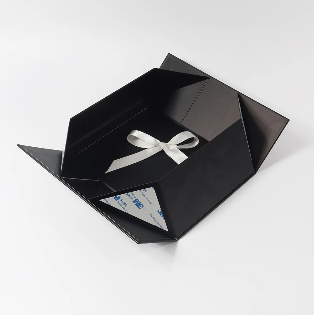 Custom Logo cardboard clothing cosmetics shoes collapsible packaging magnetic folding gift box