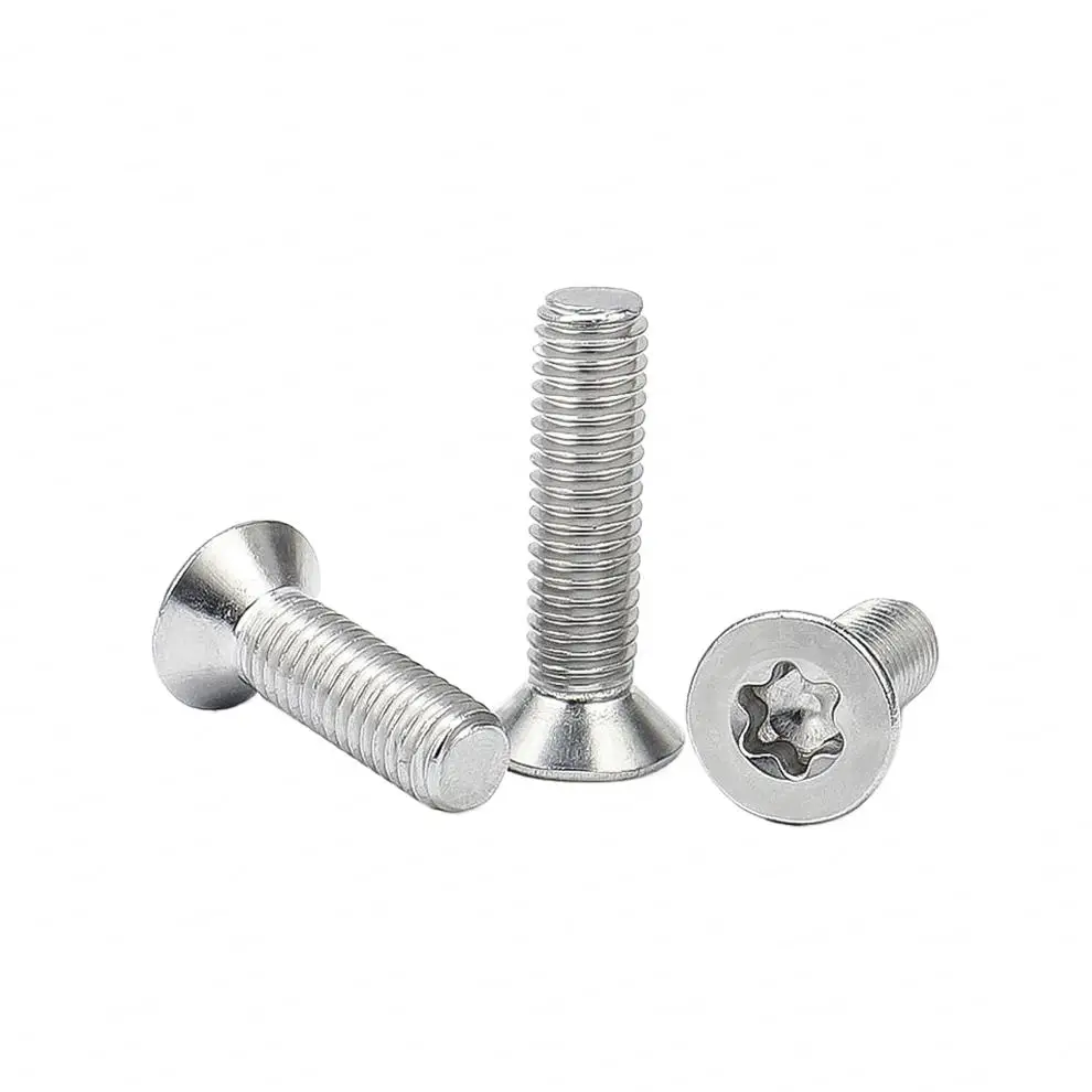 SDPSI DCT M2 M2.5 M3 M4 M5 M6 M8 Stainless Steel SUS304 Countersunk Torx Screw Flat Head Six Lobe Machine Screws GB2673
