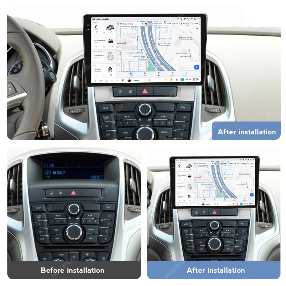 Mekede DUDU7 android car radio dvd player 2K QLED auto wifi  4G GPS DSP for Buick Excelle 2 2009 2015  Opel Astra J 2009 2017