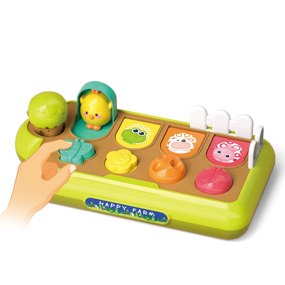 Игра в прятки мультяшная игрушка детская сенсорная