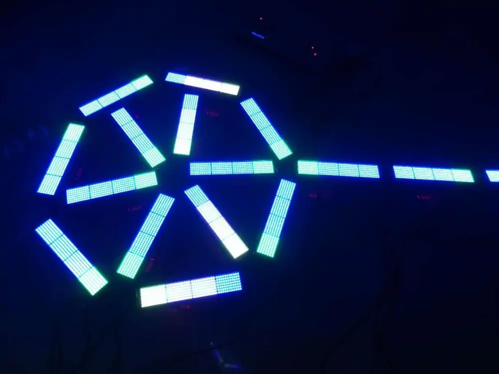 Intense Single Pod Blinder and Floodlight 308*SMD 5050 RGB 4 segments Symphony Thunder Strobe  LED Flash Exposure Light