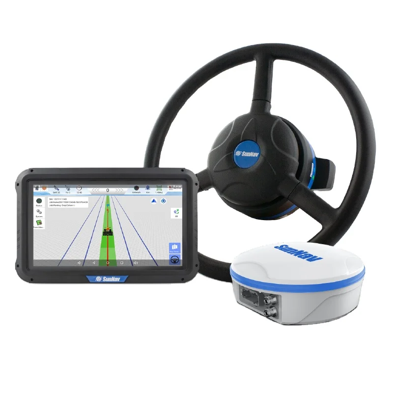 SunNav AG400 GPS Auto Pilot System NX510 SE Integrated Automated Steering System Precision Agriculture Tractor Auto steering