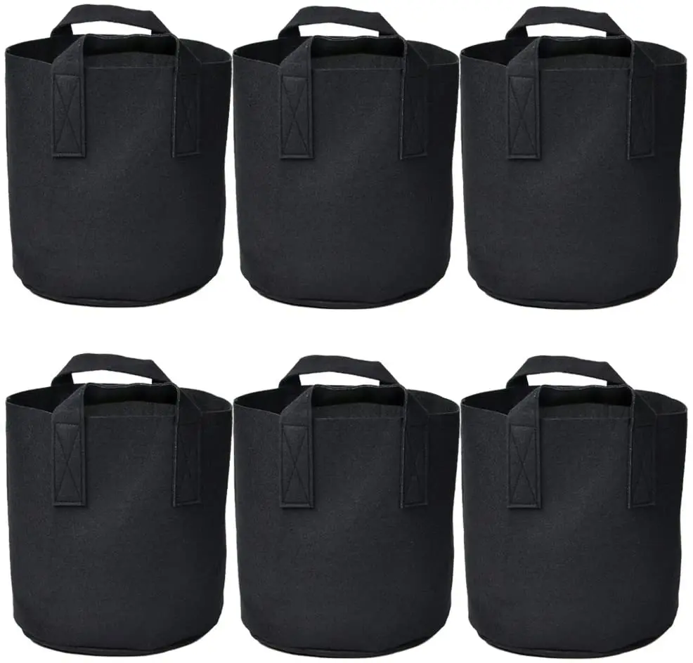 Hengze Eco-friendly  Non-Woven Fabric Seed Potato Vegetable Fruits Nursery Plants Grow Bags