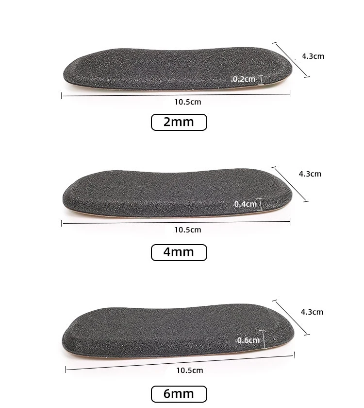 Factory Custom Heel Pads Inserts Grips Liner Back of Heel Protectors Cushions for Men Women