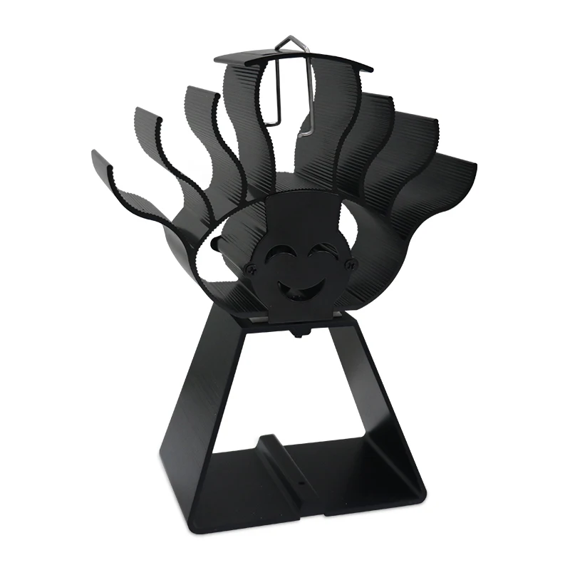 2021 new heat powered wood stove fan hot sells on ebay amazon wish 6Blade Fireplace Fan Non-Electric