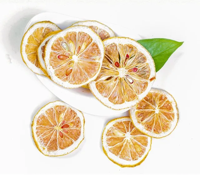 
free shipping OEM rich in Vitamin C dried lemon fruit tea for beauty whitening and boost human immunity drink in Christmas pack 