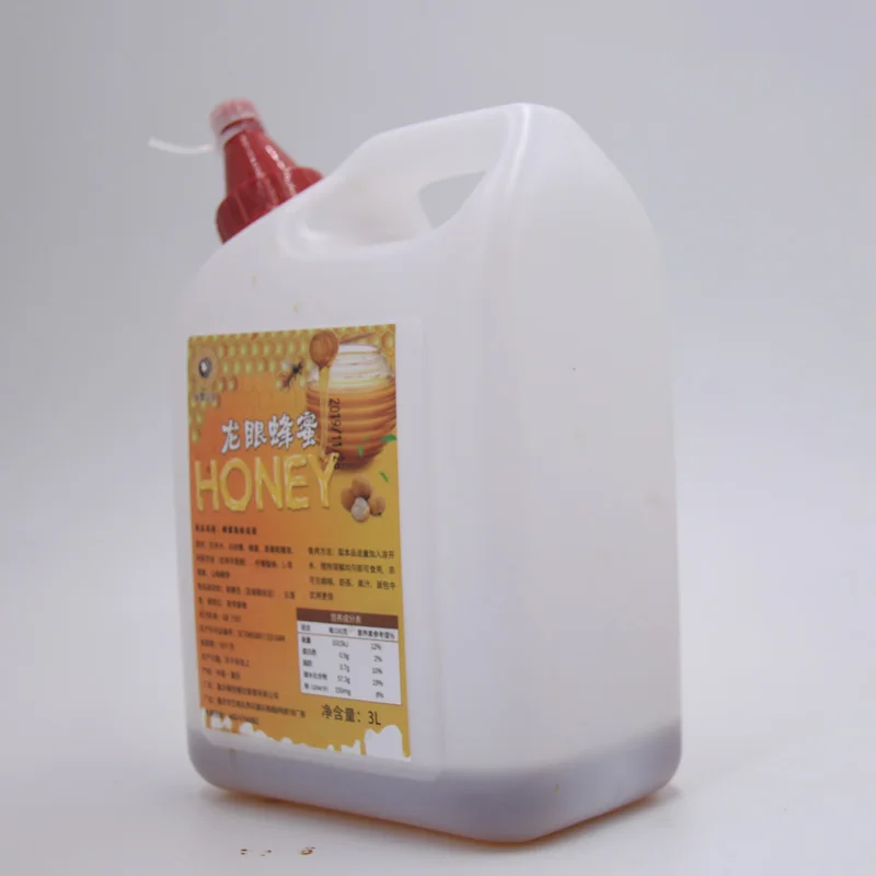 Мёдный сироп Longan глазурованный сахарный напиток густая целлюлоза захватывающий чай специальный молочный кофе сырье 3 кг