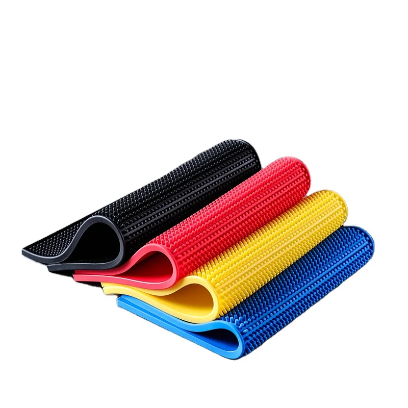 Rubber Bar Mat Thick Durable And Stylish Black Bar Spill  Non Slip Service For Coffee Restaurants Counter Countertop Bartending
