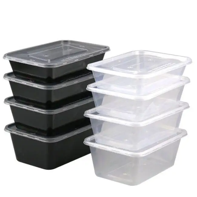Cheap Plastic Blister Packing Chinese Take-out Box Disposable 3-compartment Food Container