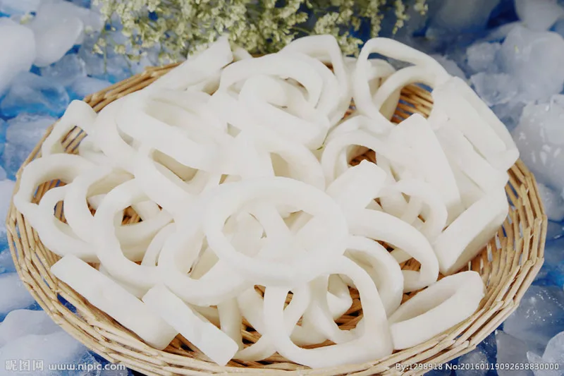  Высококачественная продукция для морепродуктов Illex кольцо замороженных кальмаров