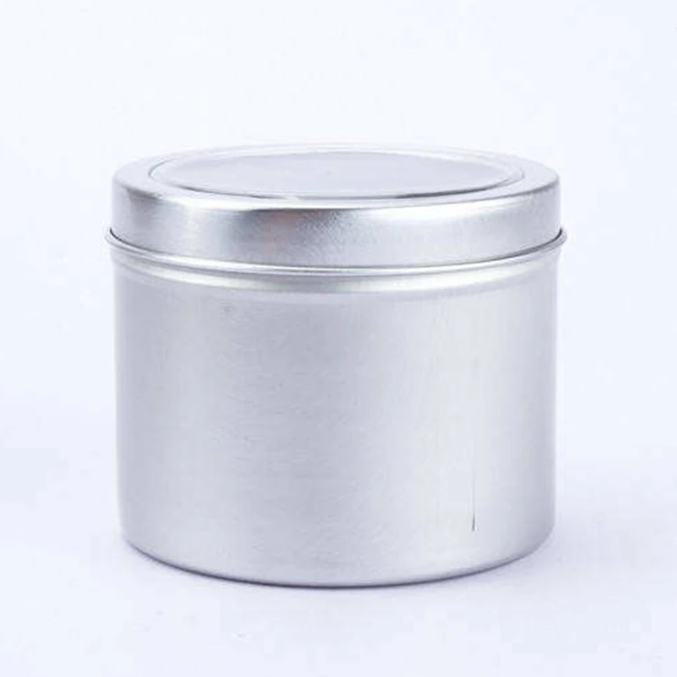 10/15/20/25/50/80/100/120/150/200/250/300ml Custom Round Metal Tin Box Window Cover Metal Tins Wholesales Empty Metal Can