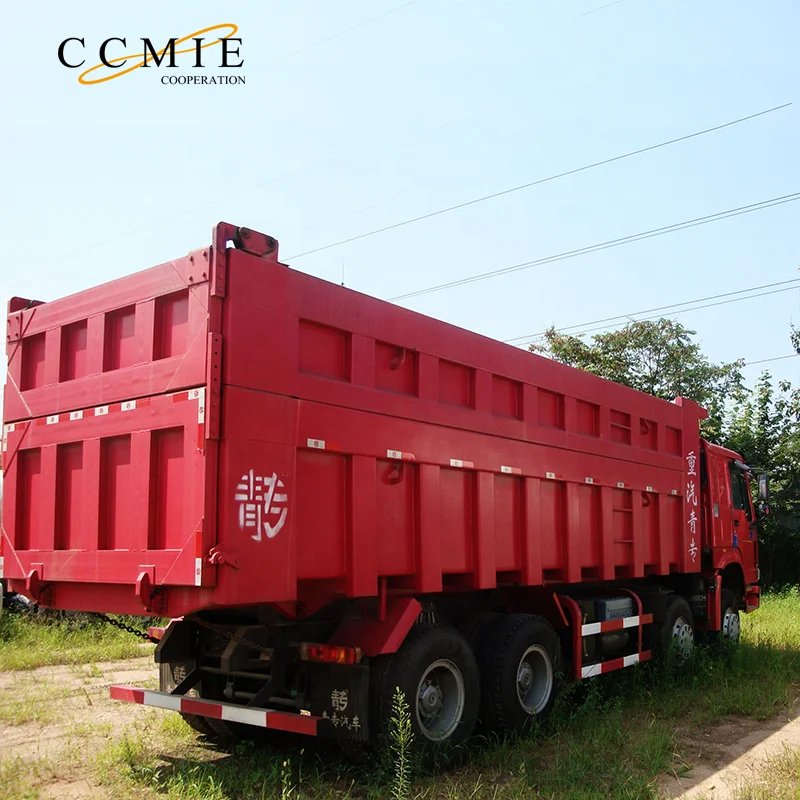 Second Hand 12 Wheel Dump Tipper Trucks 8x4 Sinotruck Howo Used Dump Truck