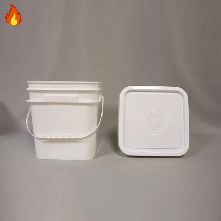 2021 New Fashion Folding Bucket with Collapsible Plastic Foldable Square Tub Portable Fishing Water Pail Outdoor