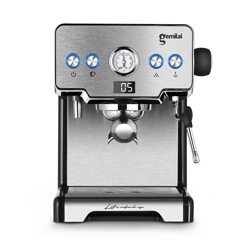 Home coffee machine, Italian semi-automatic pump type can be kept warm, heated and temperature controlled