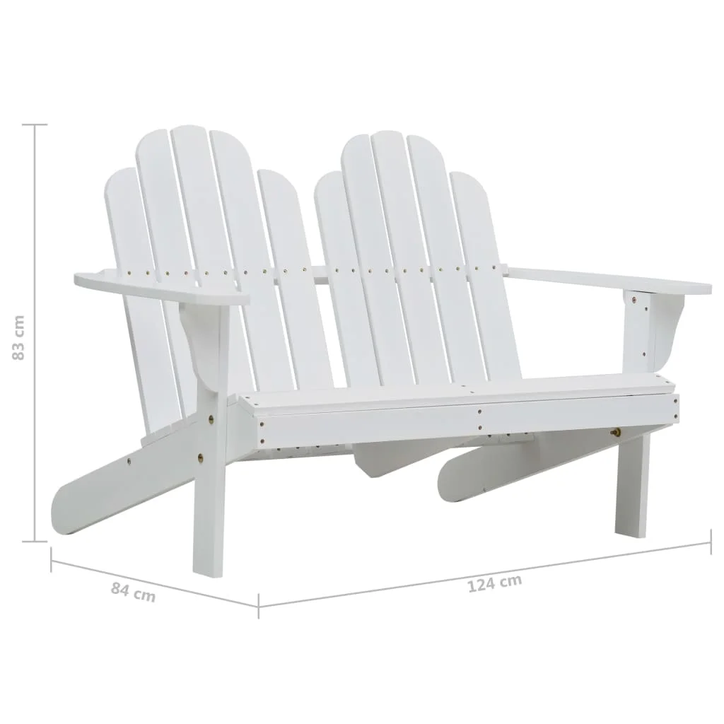 Double Seats Outdoor Garden Recycled HDPE Poly Lumber Bench